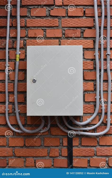 electrical circuit box for brick wall surface|electrical wire through brick wall.